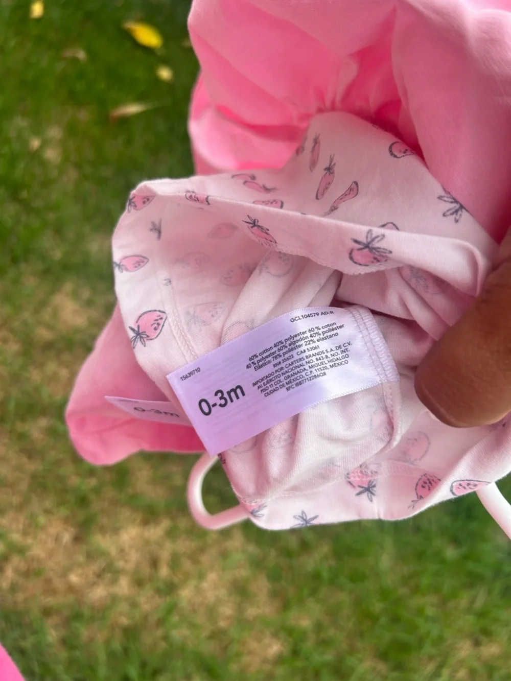 Carters sweet pink